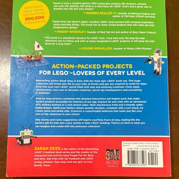 LEGO Big Book of Amazing Creations - Red, Blue, Yellow - Picture 2 of 3